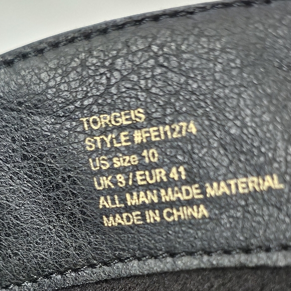 *Torgeis Venezia Tall Boot, Black, Size 10 - Picture 10 of 13